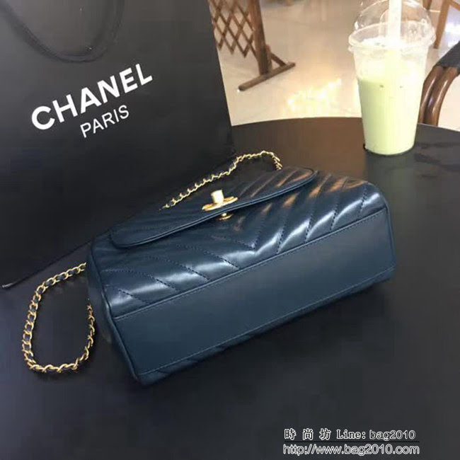 香奈兒CHANEL 57700 2018最新款爆款油臘皮鏈條包 DSC2023